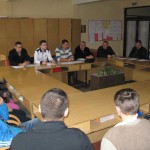 Vega – velika zamisao Sa prve redovne skupstine, sleva na desno: Ivica Stankovic (sekretar), Nebojsa Dincic (potpredsednik), Bratislav Radovanovic (predsednik), Sasa Vukasinovic (potpredsednik) i Ivan Mirkov (clan Saveta).