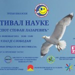 Treći školski Festival nauke u OŠ “Despot Stefan Lazarević” plakat3