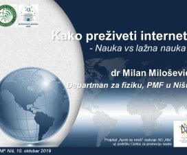 Kako preživeti internet? (snimak predavanja) 1 Kako preživeti internet? (snimak predavanja) 1
