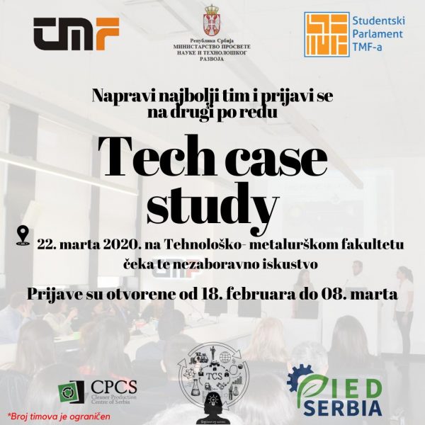 Tehnološka studija slučaja "Tech case study" 7 Tehnološka studija slučaja "Tech case study" 1