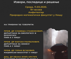 Naučno-popularna tribina "Zagađenje vazduha - izvori, posledice i rešenje" 1 Naučno-popularna tribina "Zagađenje vazduha - izvori, posledice i rešenje" 1