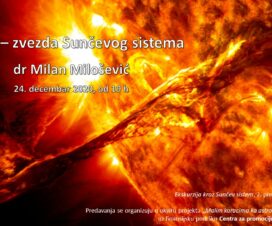 Predavanje “Sunce – zvezda Sunčevog sistema” 1 Predavanje “Sunce – zvezda Sunčevog sistema” 1