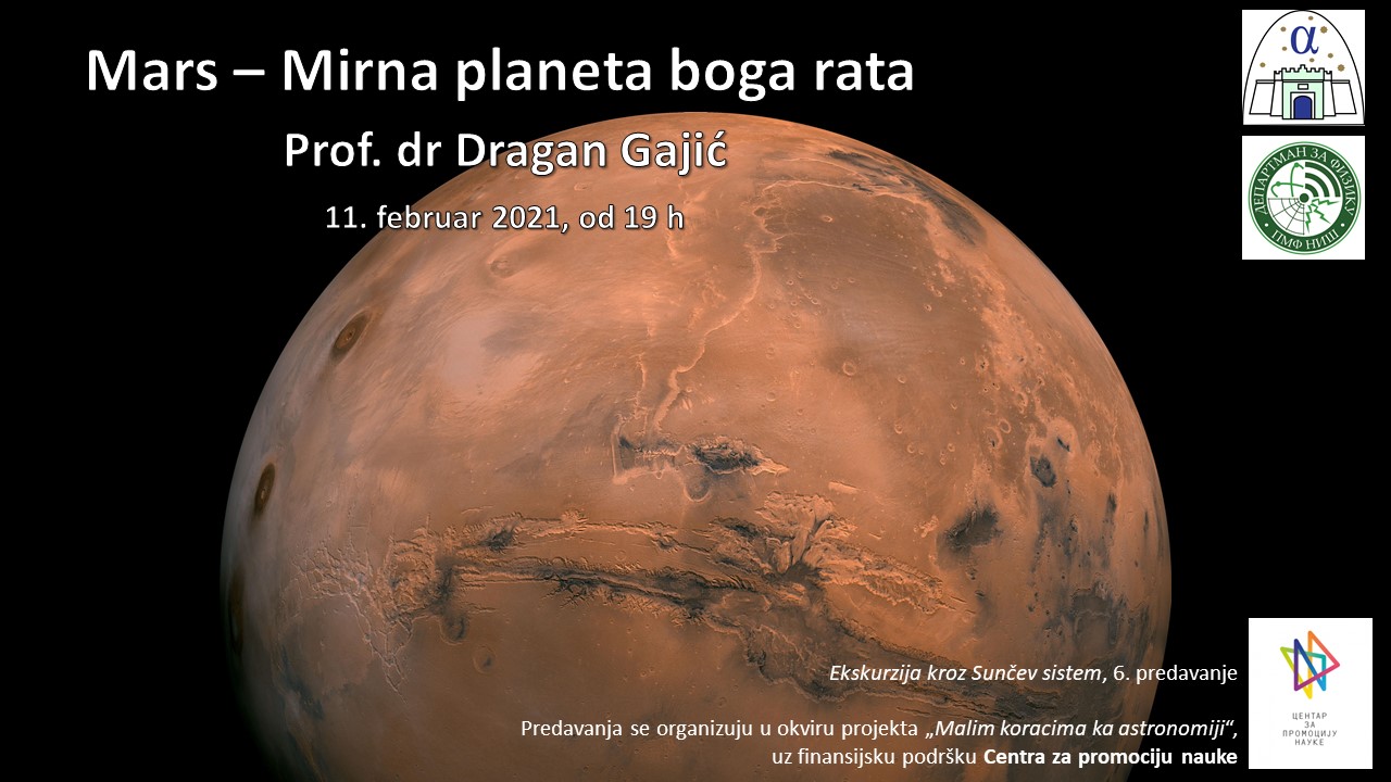 Predavanje: “Mars – Mirna planeta boga rata” 2 Slide7