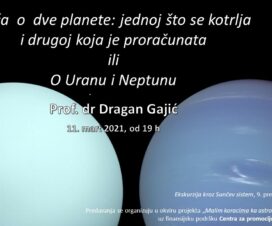 Predavanje: “Priča o dve planete – Uran i Neptun” 1 Predavanje: “Priča o dve planete – Uran i Neptun” 1
