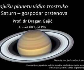 Predavanje "Saturn - gospodar prstenova" 1 Predavanje "Saturn - gospodar prstenova" 1